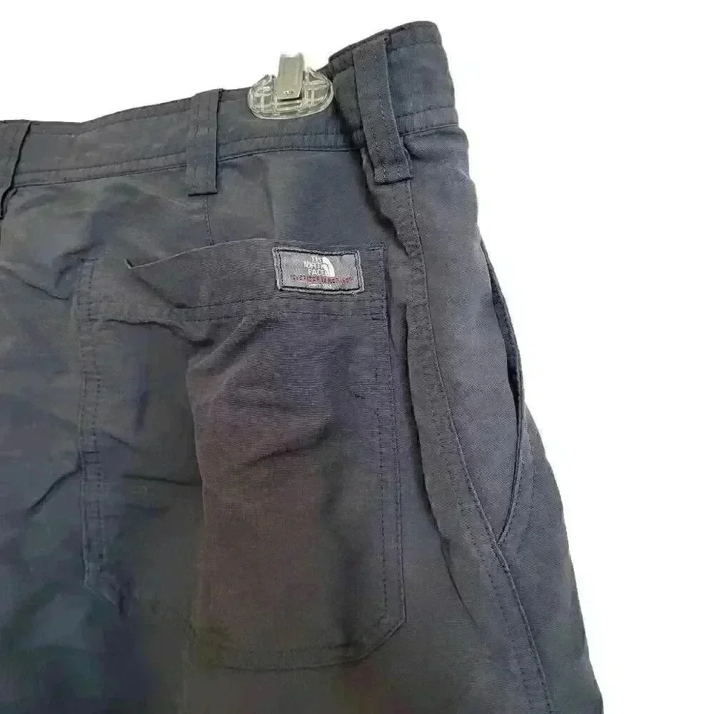 The North Face Men's Charcoal Nylon Cargo Shorts